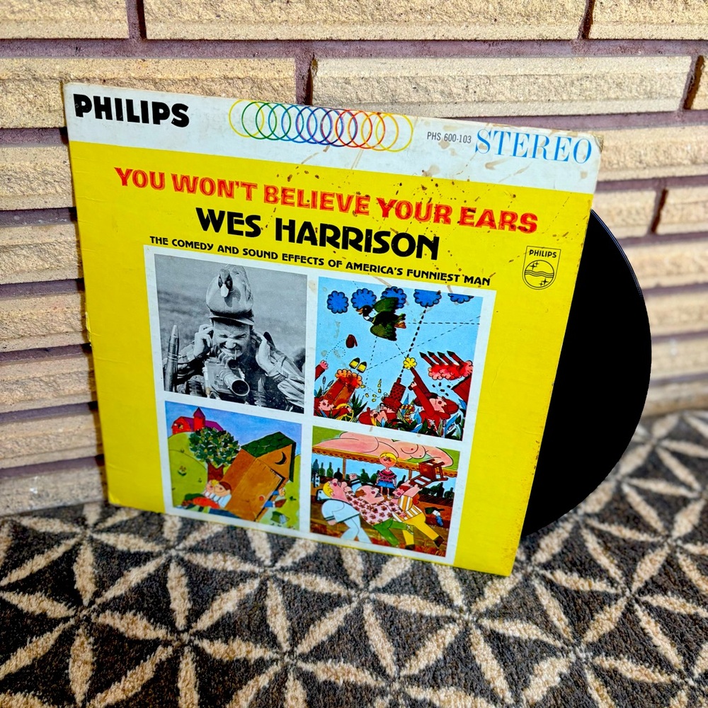 60's Wes Harrison's "You Won't Believe Your Ears" Comedy Album - 60's Comedian